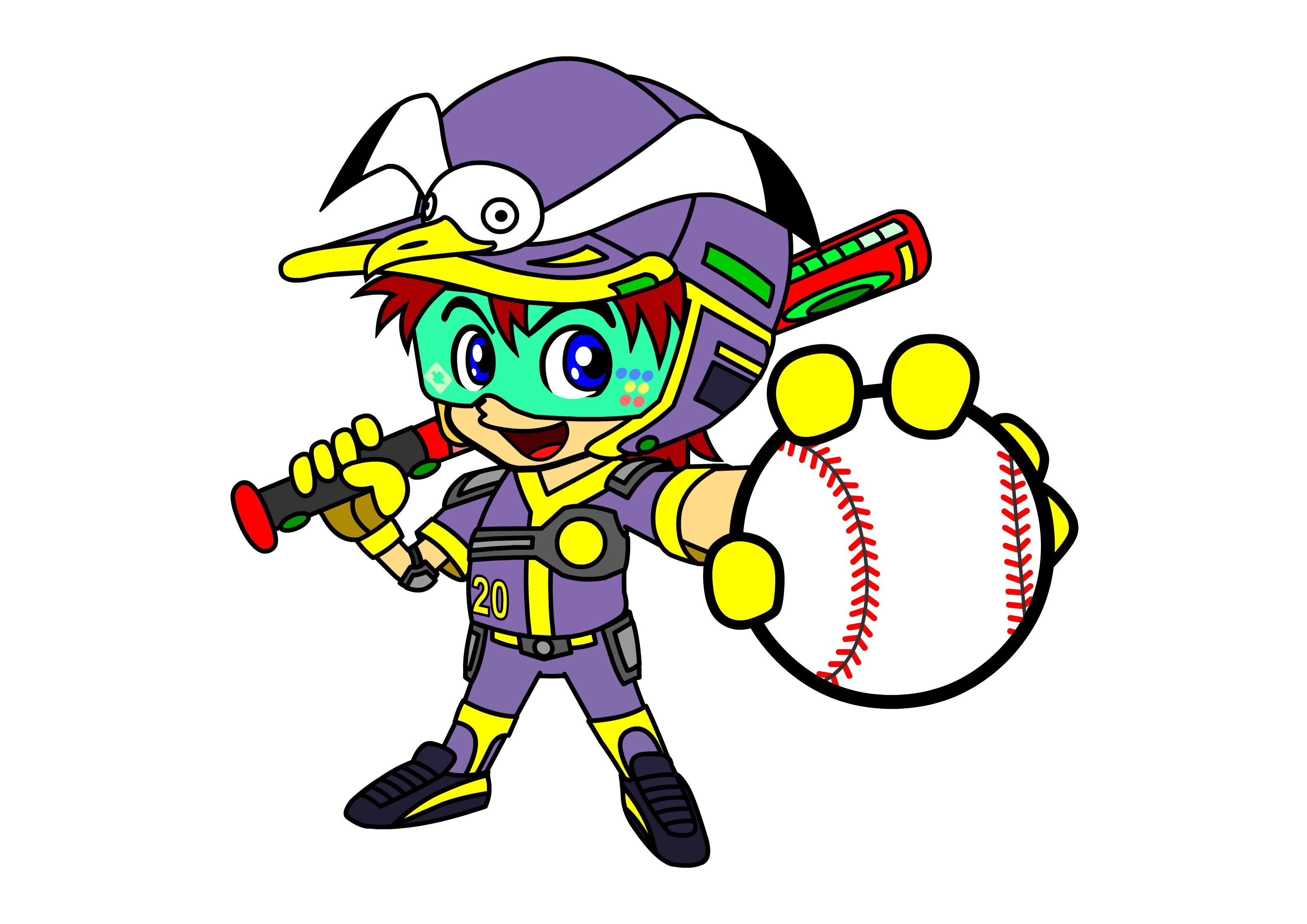 球団公式マスコットキャラクター決定のお知らせ チームニュース ルートインbcリーグ Baseball Challenge League